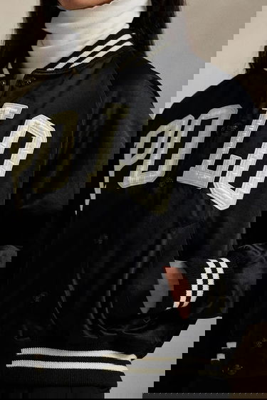 Яке бомбър Polo by Ralph Lauren Polo Oversize Transitional Satin Bomber Jacket Черно | 211970985, 4