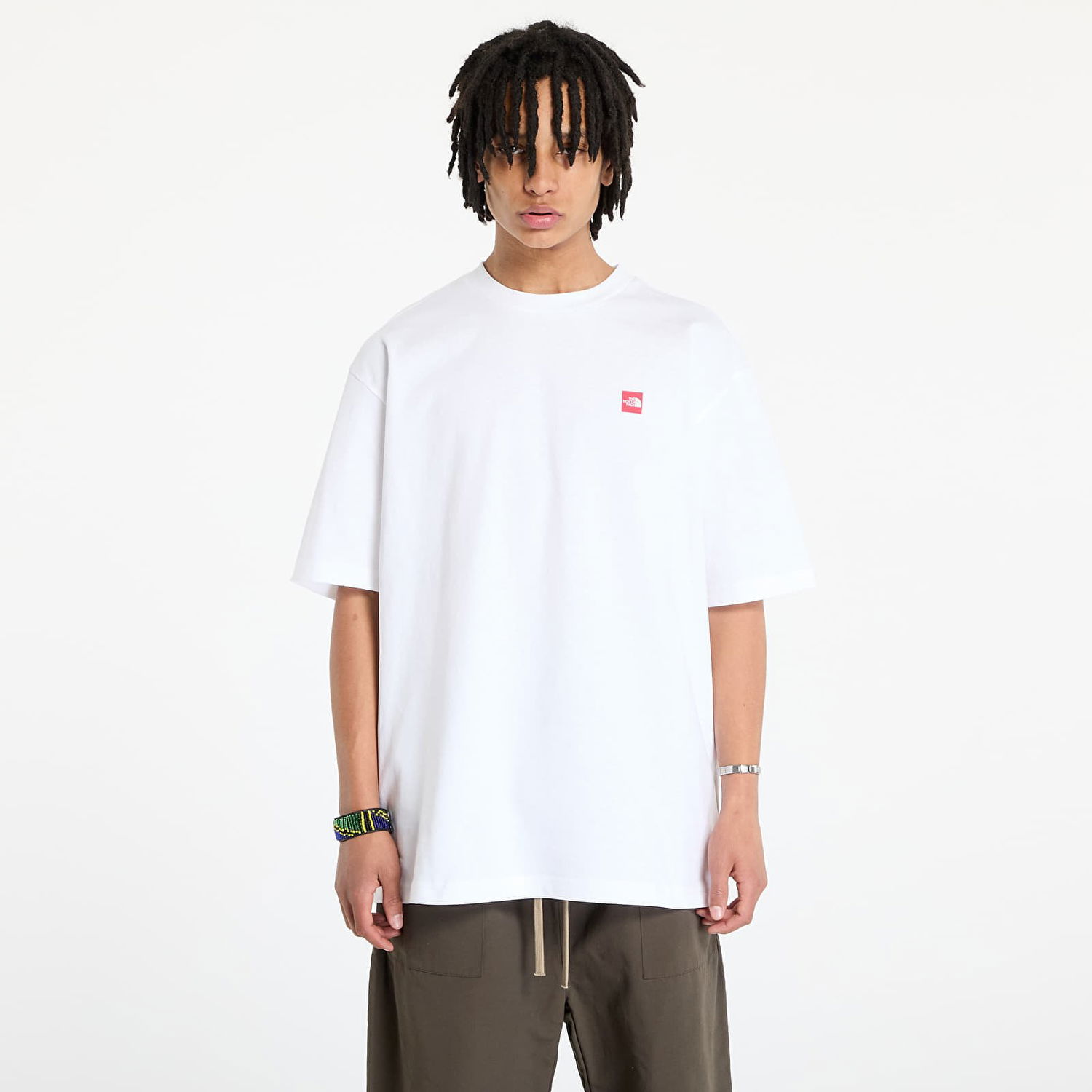 Тениска The North Face North Face Axys Oversized Short Sleeve T-Shirt Бяло | NF0A8C1RFN41, 0