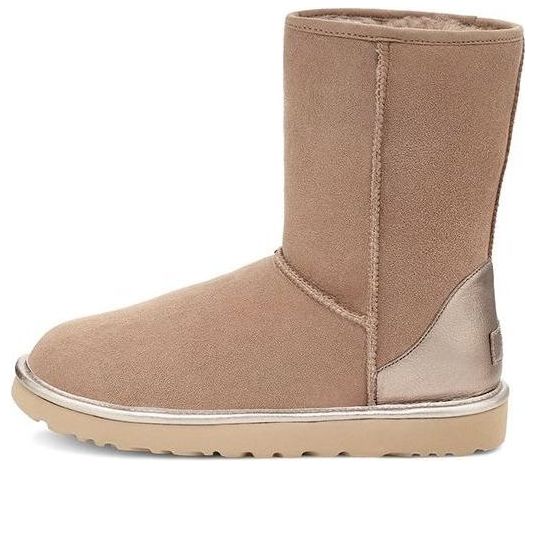 Кецове и обувки UGG Classic Short Shine Boots Бежово | 1120878-BCHW, 0