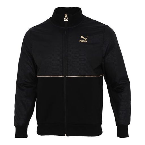 Суитчър Puma Luxe Stand Collar Knit Jacket Черно | 534406-01