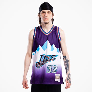 Фланелка Mitchell & Ness 75th Anniversary Swingman Jersey Karl Malone Лилаво | SMJY1202-UJA96KMAPURP, 0