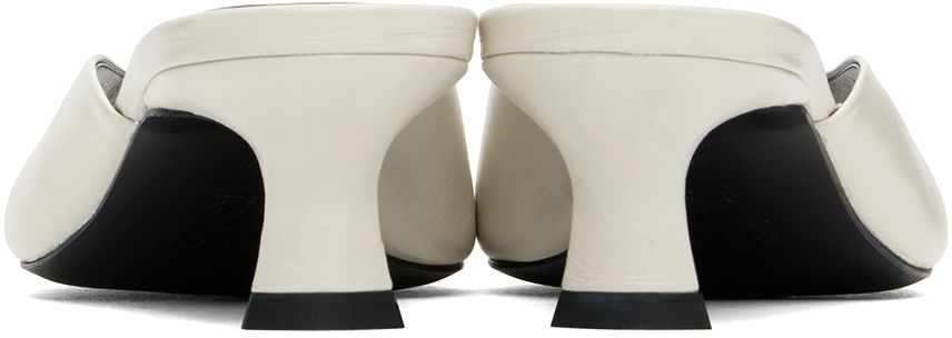 Кецове и обувки BY FAR Wendy Open Toe Heels Бяло | MWFHO128LL002WH020PL, 1