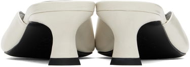 Кецове и обувки BY FAR Wendy Open Toe Heels Бяло | MWFHO128LL002WH020PL, 1