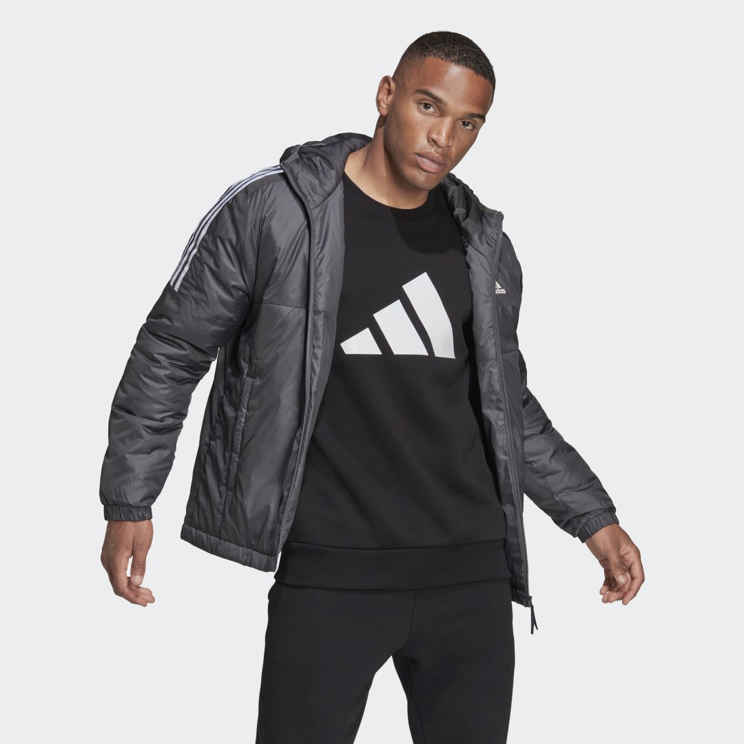 Яке adidas Originals Essentials Insulated Hooded Jacket Сиво | HE2977, 0