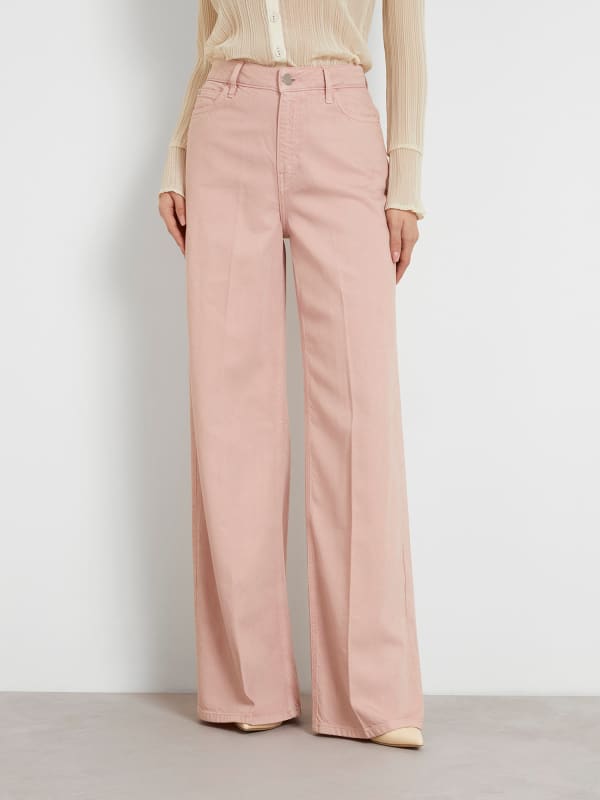 High Rise Wide Leg Denim Pant