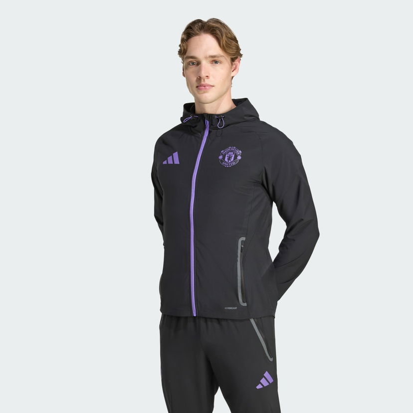 Панталони adidas Performance Manchester United Tiro 25 Competition Vis Travel Pants Черно | JV5351
