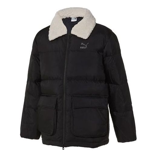 Пухо яке Puma Sherpa Collar Puffer Jacket Черно | 929798-01