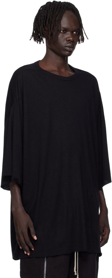 Тениска Rick Owens Rick Owens Concordians Tommy T-Shirt Черно | RU02E1283 JR, 1