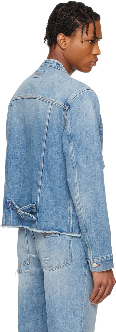 Яке Givenchy Givenchy Reworked Biker Denim Jacket Синьо | BM01BE5YCH415, 2