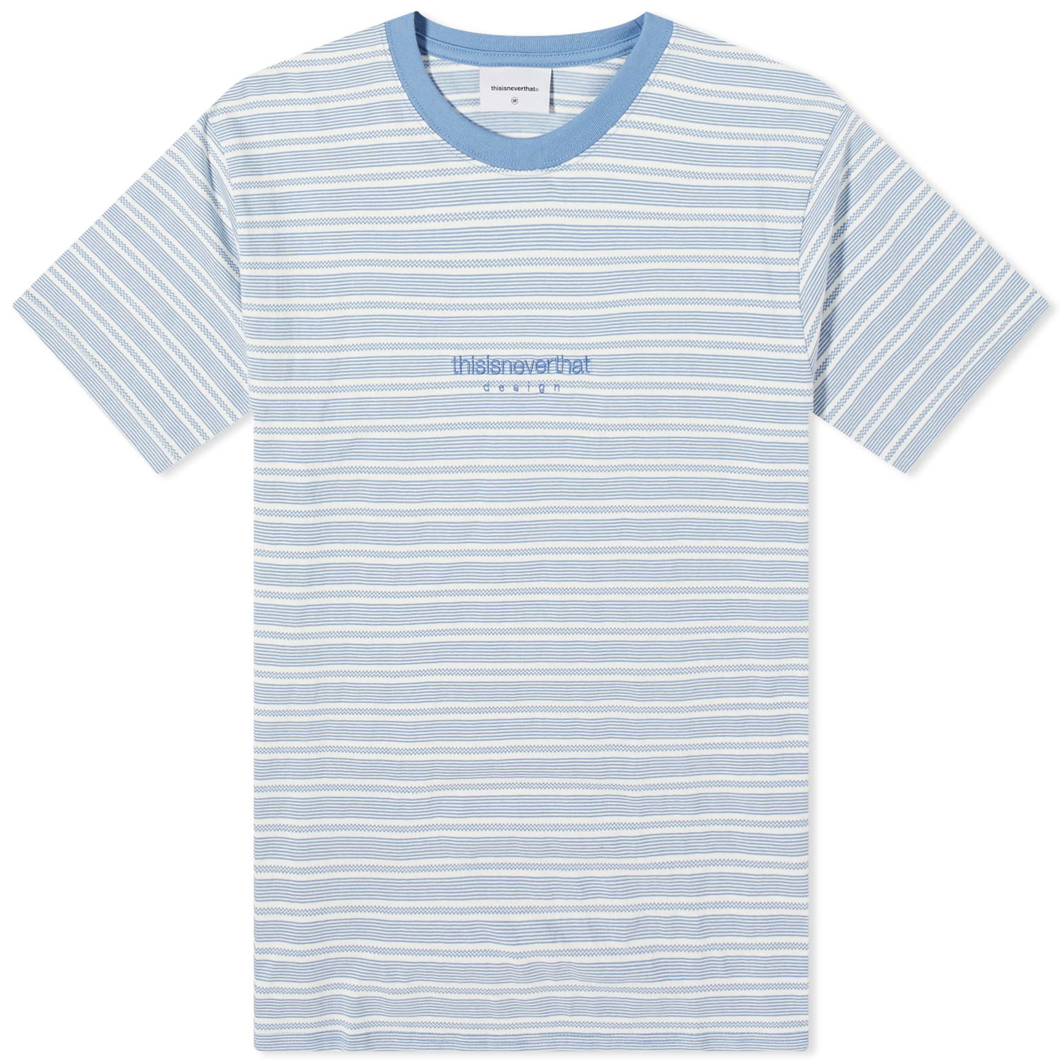 Тениска thisisneverthat Micro Striped Тюркоазено | TN241TTSST25-BLU, 0