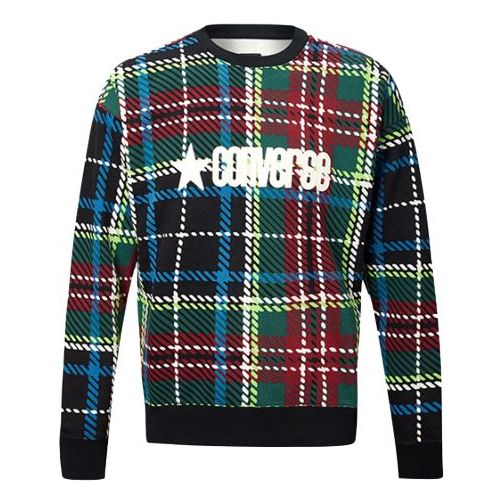 Пуловер Converse Converse Plaid Crewneck Sweatshirt Многоцветен | 10019970-057