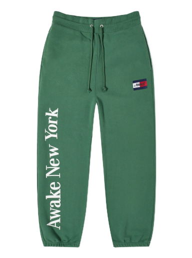 Спортни панталони Tommy Hilfiger Tommy Jeans x Awake NY Sweat Pants Aviator Зелено | DM0DM18691LZN