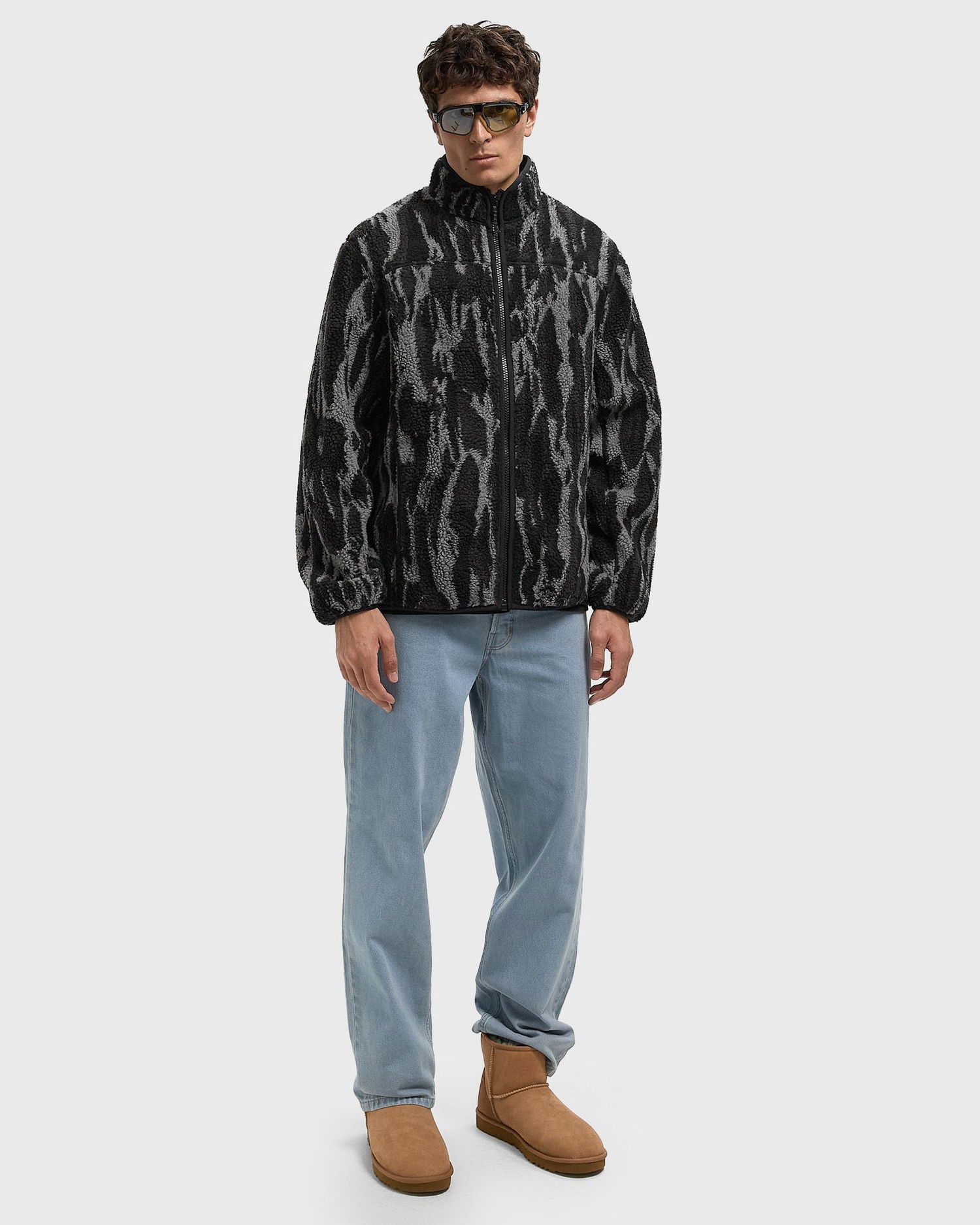 Яке Peak Performance Abstract Pattern Pile Full-Zip Jacket Многоцветен | G80334040, 1