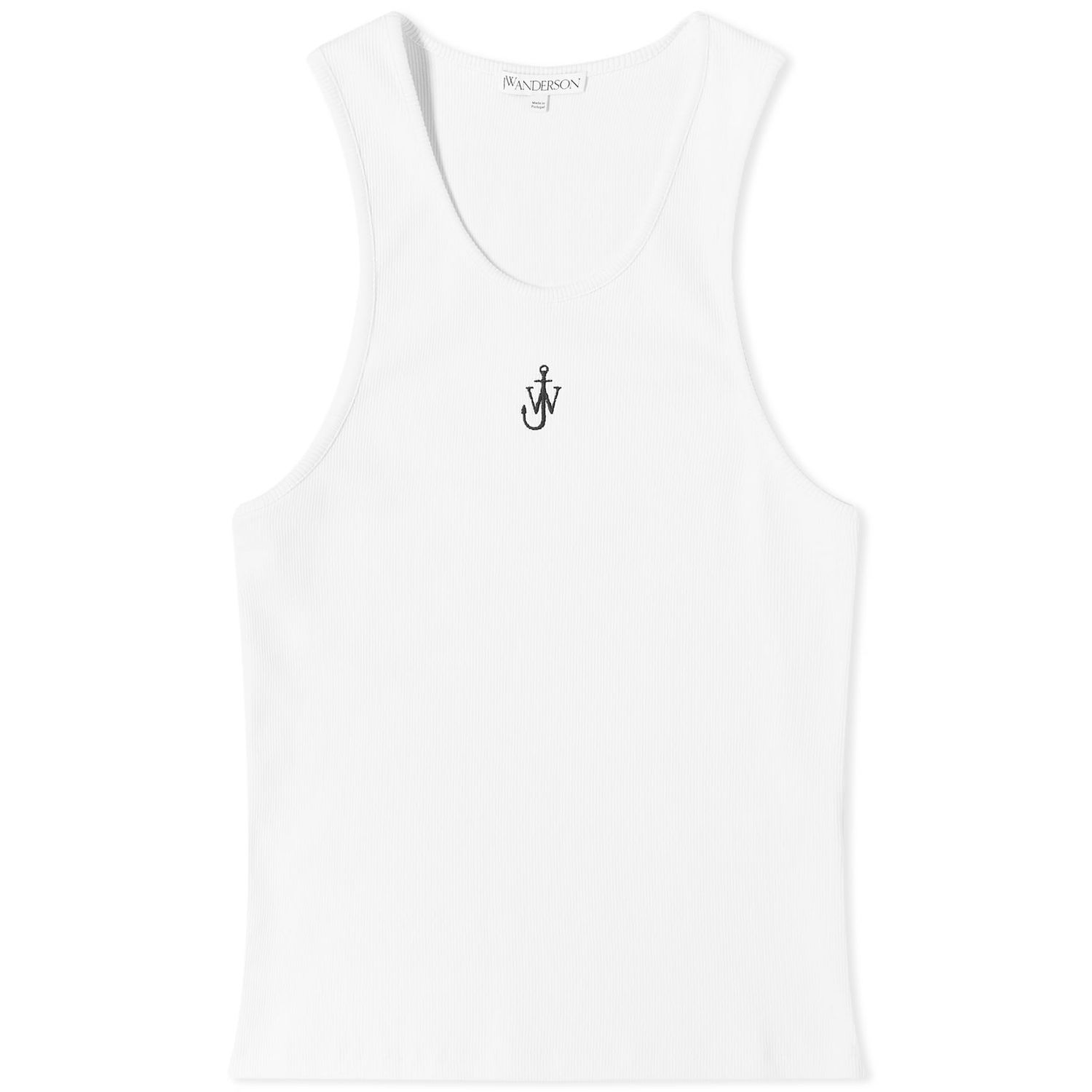 Потник JW Anderson Anchor Embroidery Tank Vest Бяло | JO0205-PG1512-001, 0