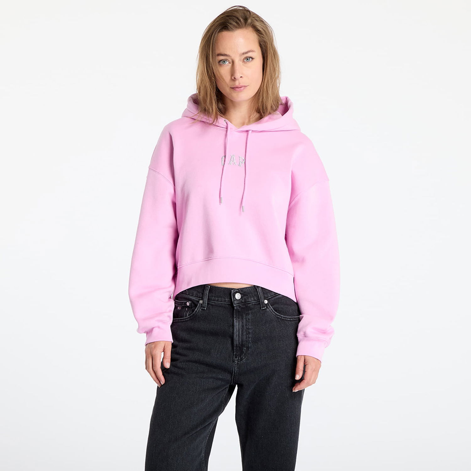 Суитчър GAP GAP Oversized Logo Hoodie Розово | 588015-01, 0