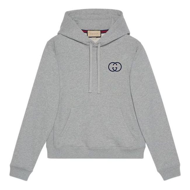 Суитчър Gucci Hooded Sweatshirt Сиво | 756649-XJFWA-1037