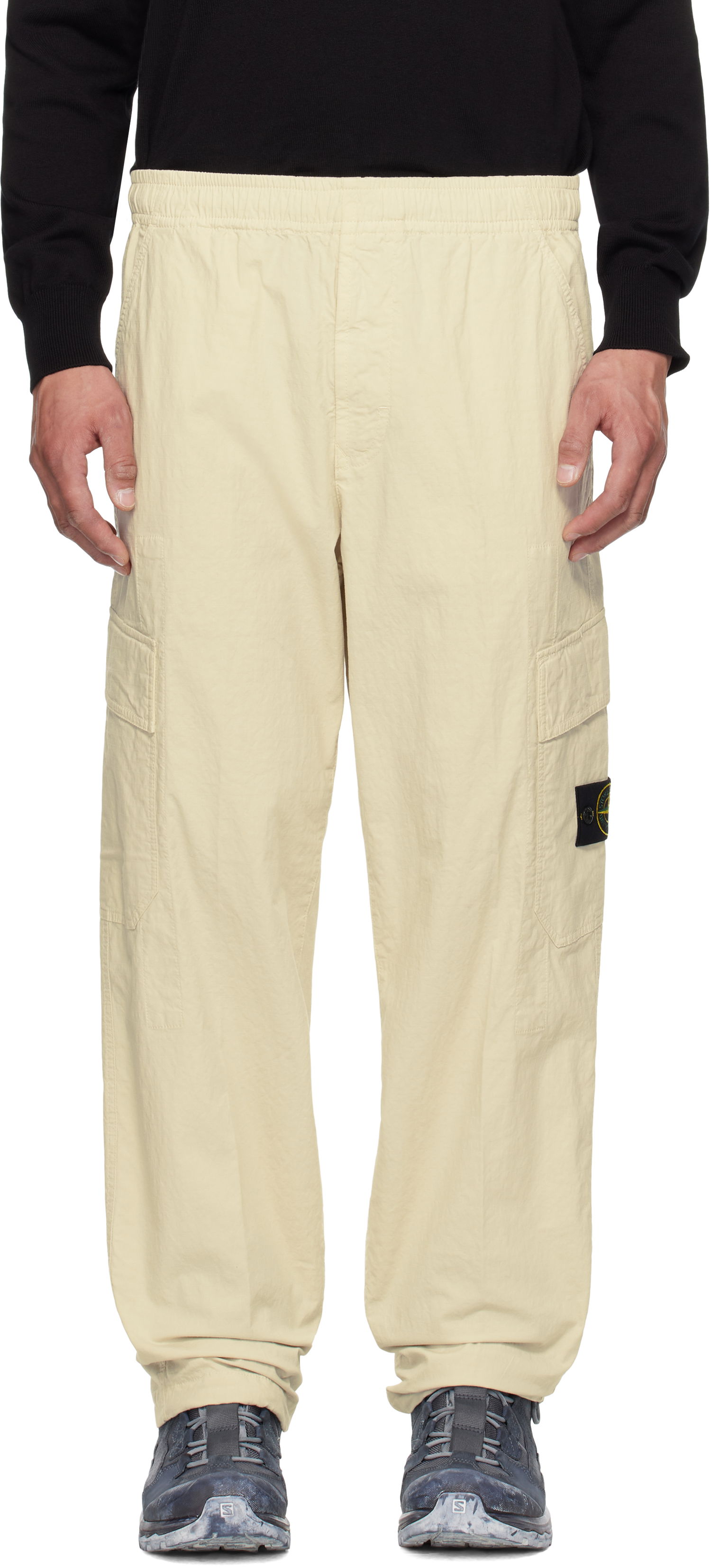 Карго панталони Stone Island Stone Island Mil-Spec Stretch Ripstop Cargo Pants Бежово | K1S15 3100022 S0063, 0