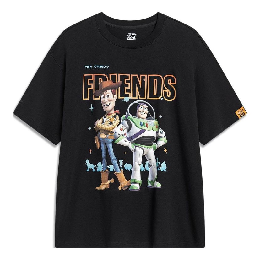 Тениска Li-Ning Toy Story Graphic T-Shirt Черно | AHST745-1