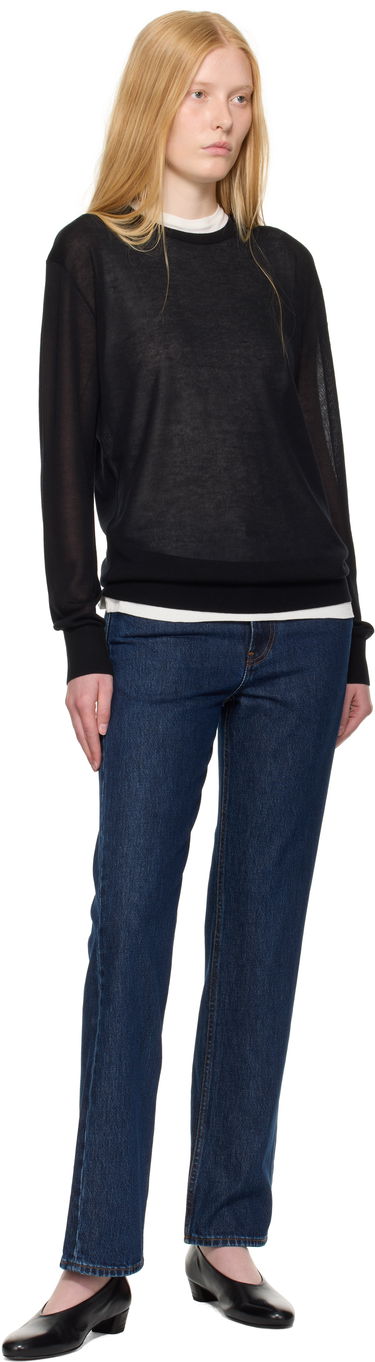 Дънки TOTEME TOTEME Low Straight Jeans Синьо | 252-WRB0270-FB0045, 3