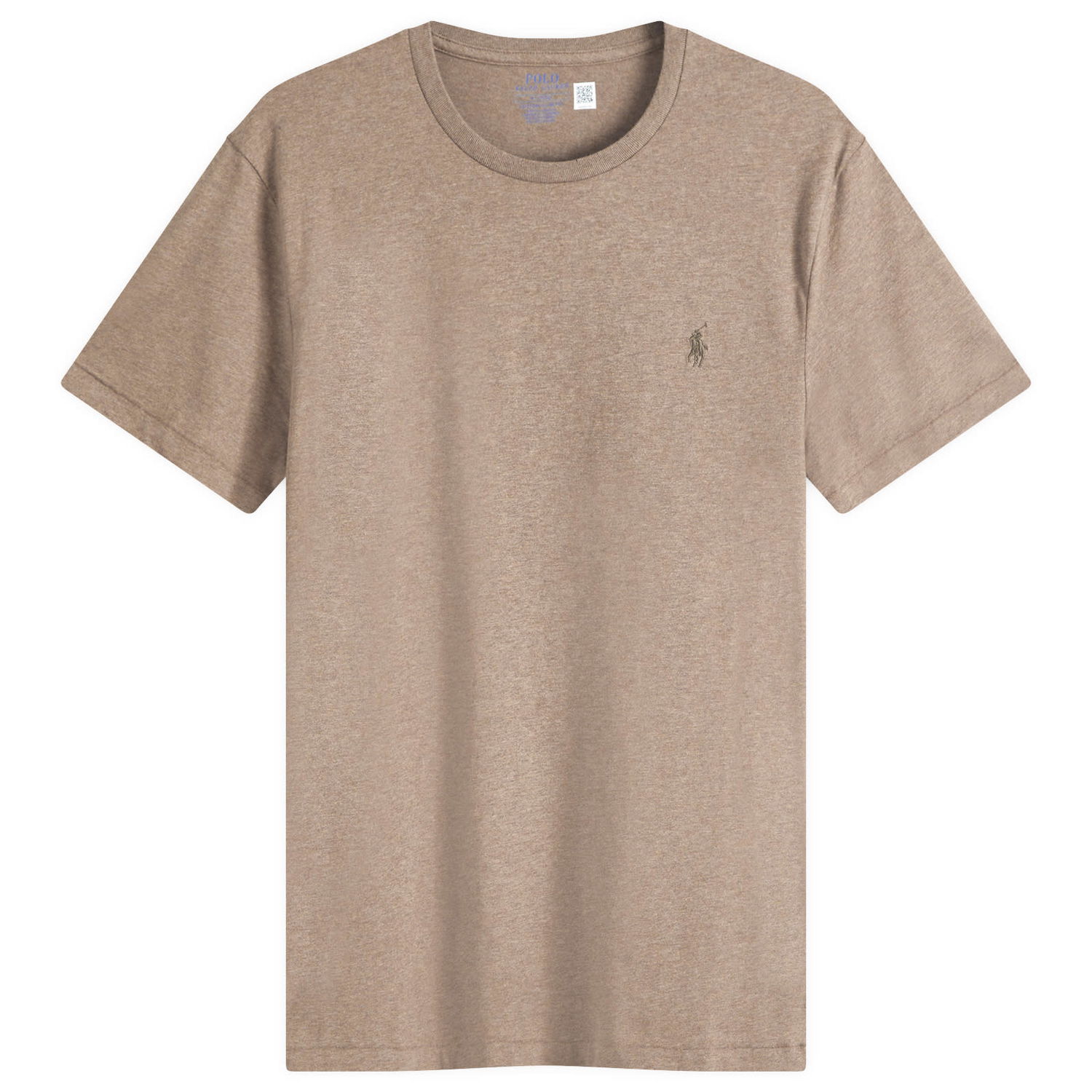 Тениска Polo by Ralph Lauren Custom Fit T-Shirt in Heather Бежово | 710671438400, 0