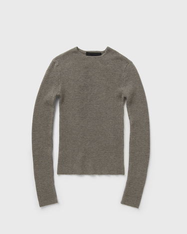 Пуловер Fear of God Essentials Waffle Fitted Long Sleeve Sweater Зелено | 192HO247241FW-367, 0