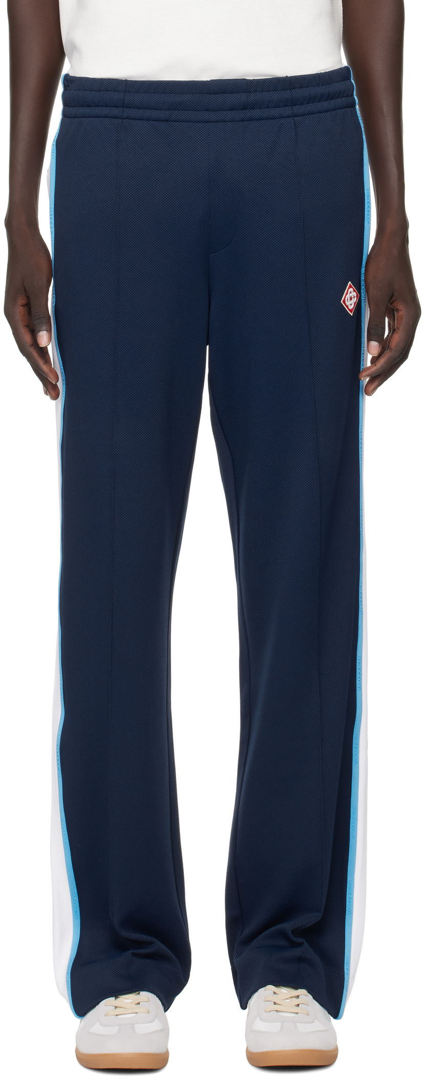 Спортни панталони Casablanca Casablanca Pique Track Pants Тъмно синьо | MPF25-JTR-192-01