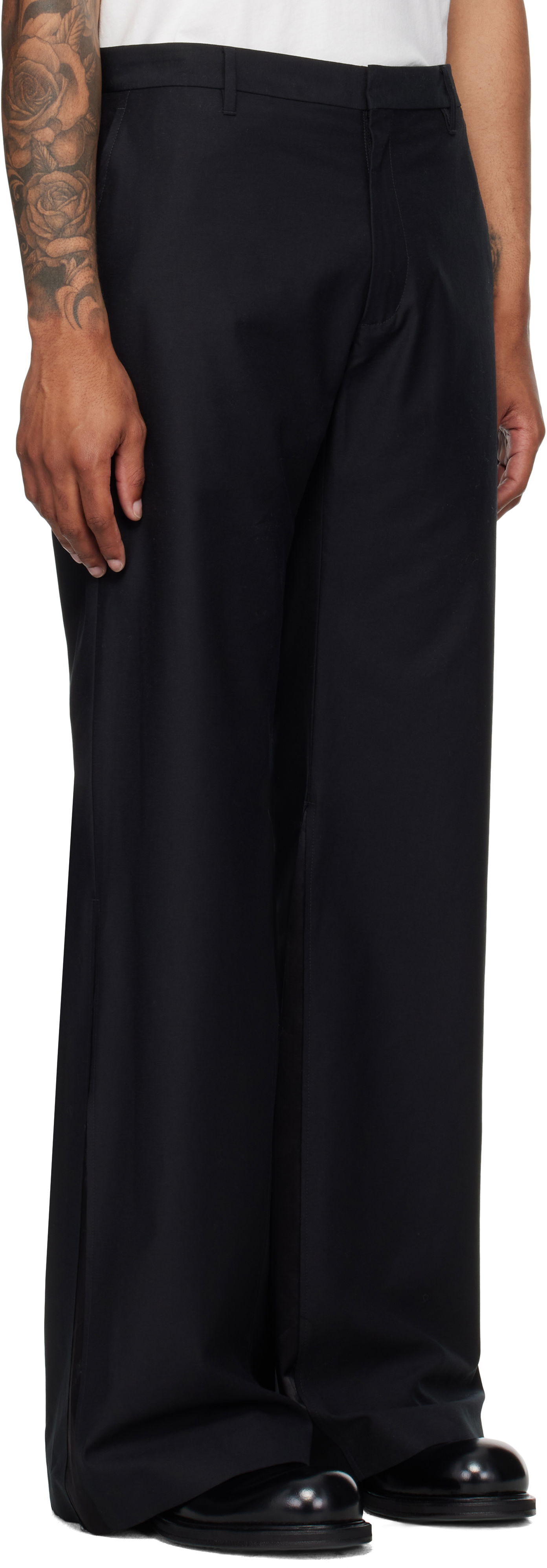 Панталони Maison Margiela MM6 Maison Margiela Flared Trousers Черно | SH0KA0054 M35433, 1