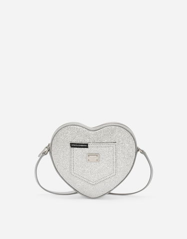 Чанта през рамо Dolce & Gabbana Dolce & Gabbana Dg Girlie Heart Glittery Fabric Bag Металик | EB0248AA74580998, 0