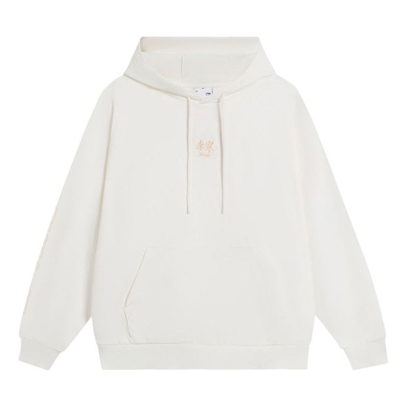 Суитчър Li-Ning Graphic Print Hoodie Бяло | AWDS921-4