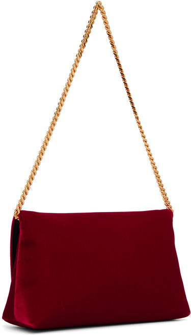 Дамска чанта Tom Ford TOM FORD Velvet Mini Bag Червено | L1886-TVE001X, 2