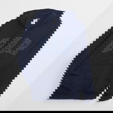 Суитчър GAP Logo Fullzip Hoodie Tapestry Navy Тъмно синьо | 499917-03, 3