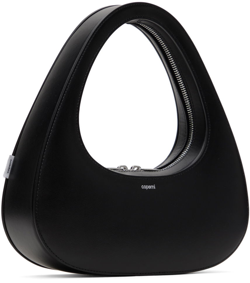 Чанта през рамо Coperni Swipe Baguette Shoulder Bag Черно | COPBA04405, 1