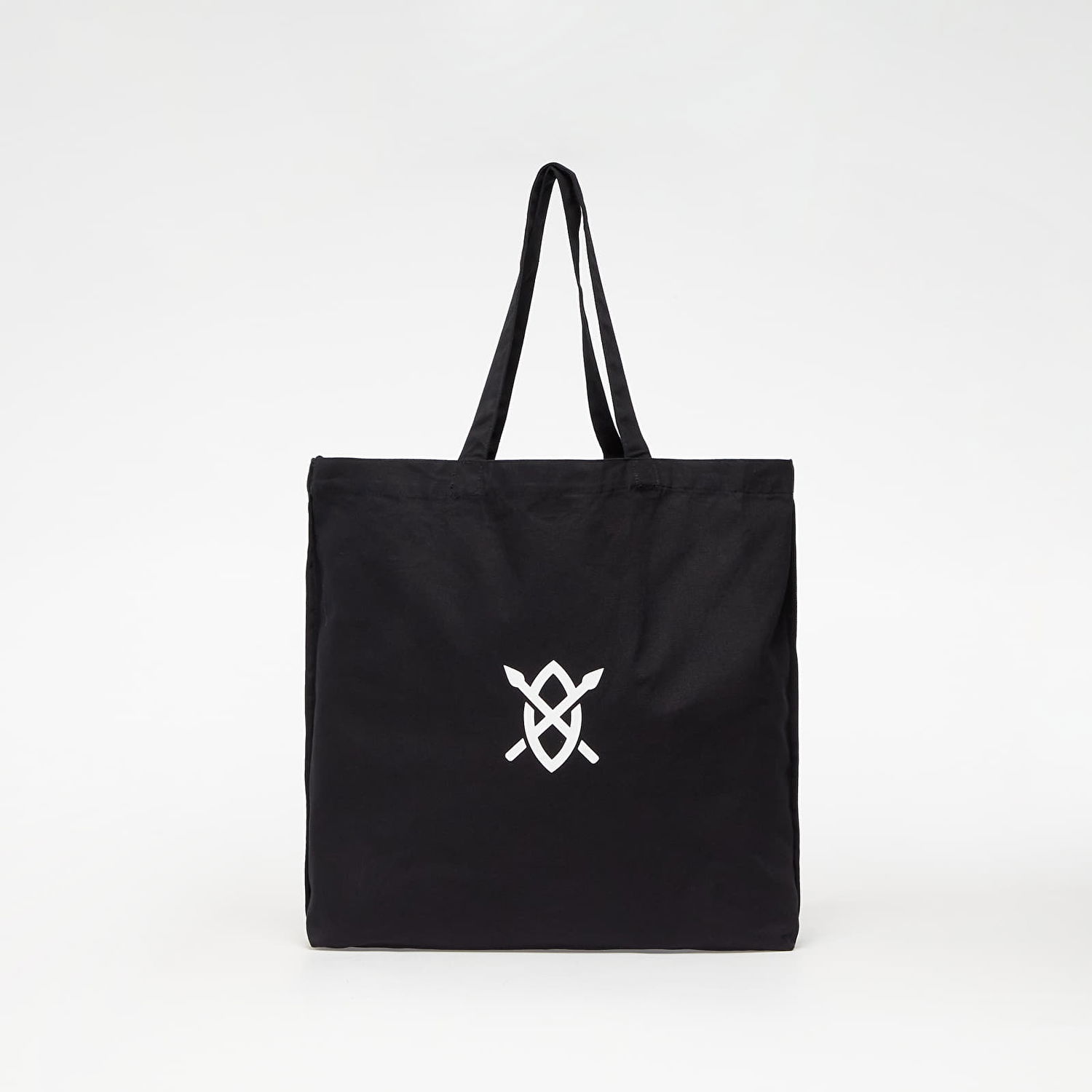 Голяма пазарска чанта DAILY PAPER Logo Tote Bag Черно | 2123078, 0
