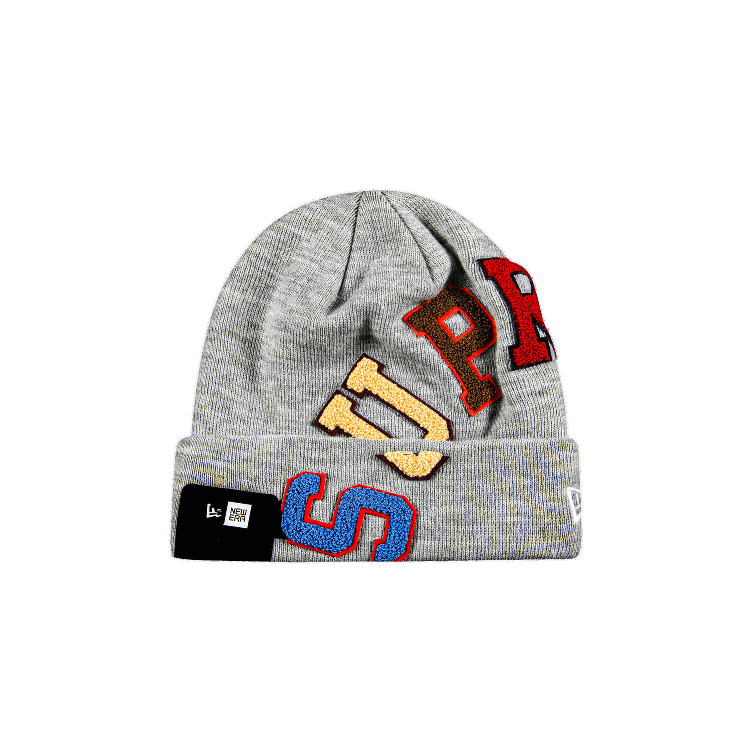 Шапка Supreme New Era x Big Arc Beanie Сиво | FW20BN31 HEATHER GREY, 0