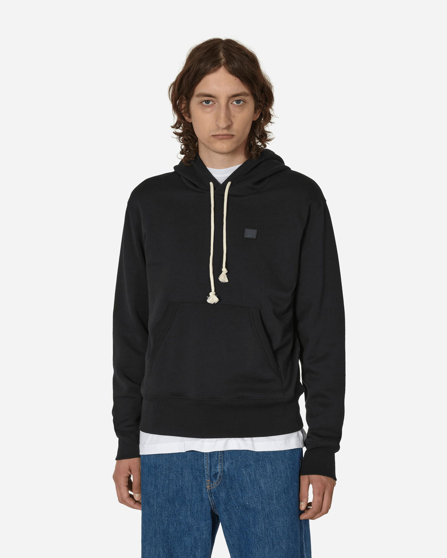 Суитчър Acne Studios Face Logo Hoodie Черно | CI0141- 900, 0