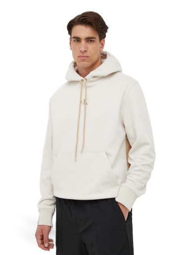 Ecru Blocking Hoodie