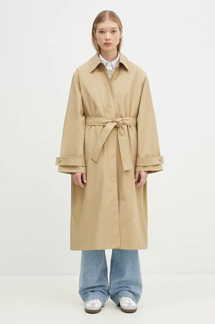 Тренчкот Samsoe Samsoe Trenchcoat Oversize Бежово | F24300140