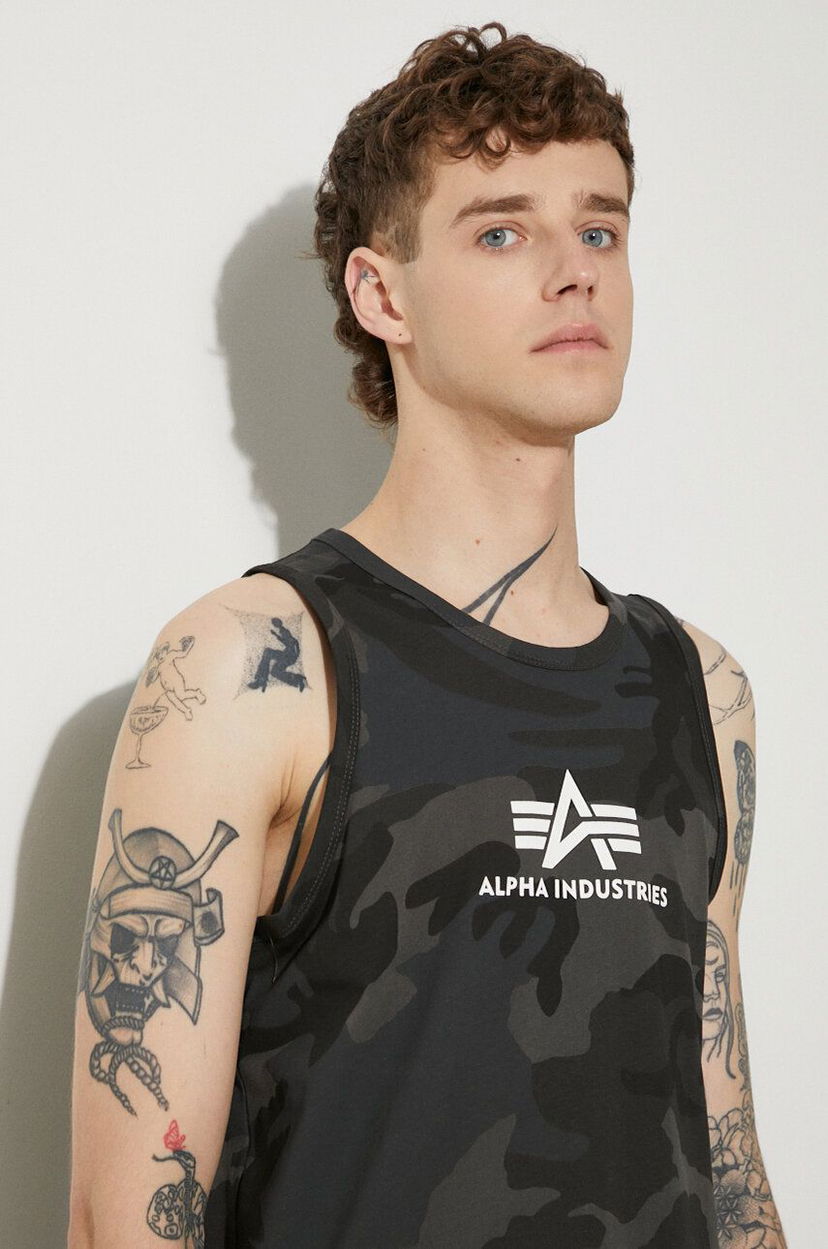 Потник Alpha Industries Camouflage Tank Top Сиво | 126566C.125