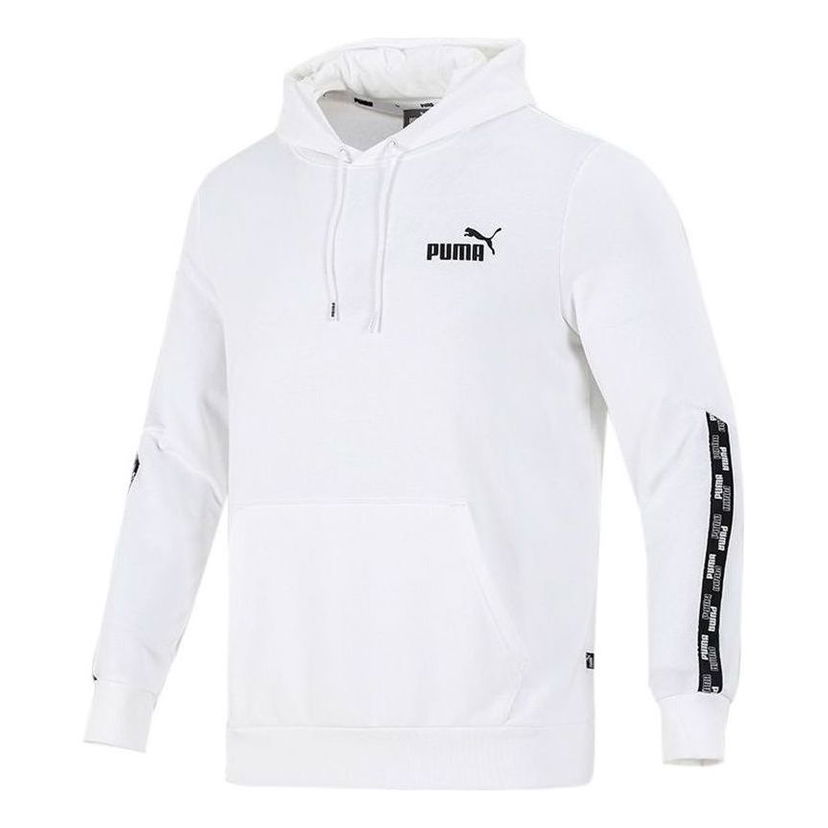 Суитчър Puma Essentials Tape Men's Hoodie Бяло | 846560-02