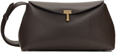 Дамска чанта TOTEME T-Lock Leather Clutch Кафяво | 244-WAL950-LE0025, 0