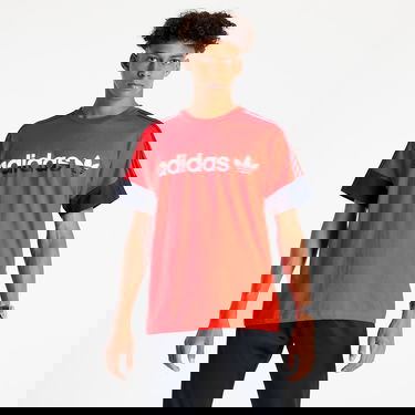 Тениска adidas Originals 3 Stripe Split Tee Червено | H31274, 0