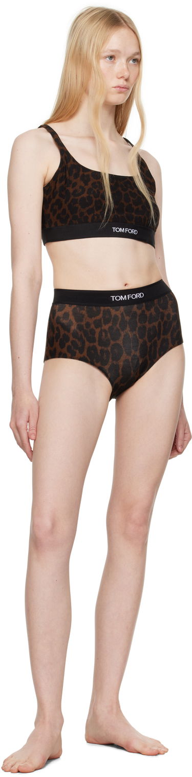 Сутиен Tom Ford Tom Ford Leopard Signature Bralette Кафяво | BRJ016-JEP030, 3