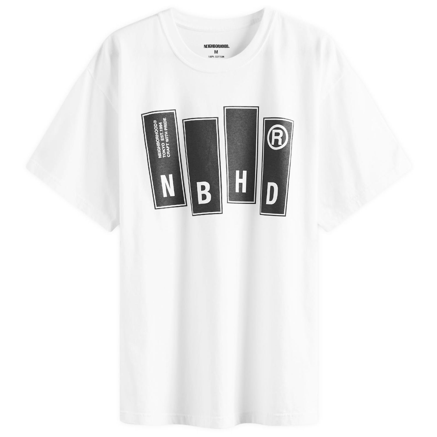 Тениска Neighborhood 26 Printed Бяло | 241PCNH-ST26-WT, 0