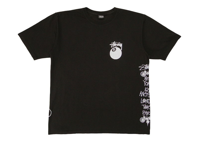 Тениска Stüssy Stussy Pigment Dyed Graphic T-Shirt Черно | 1904915_BLAC