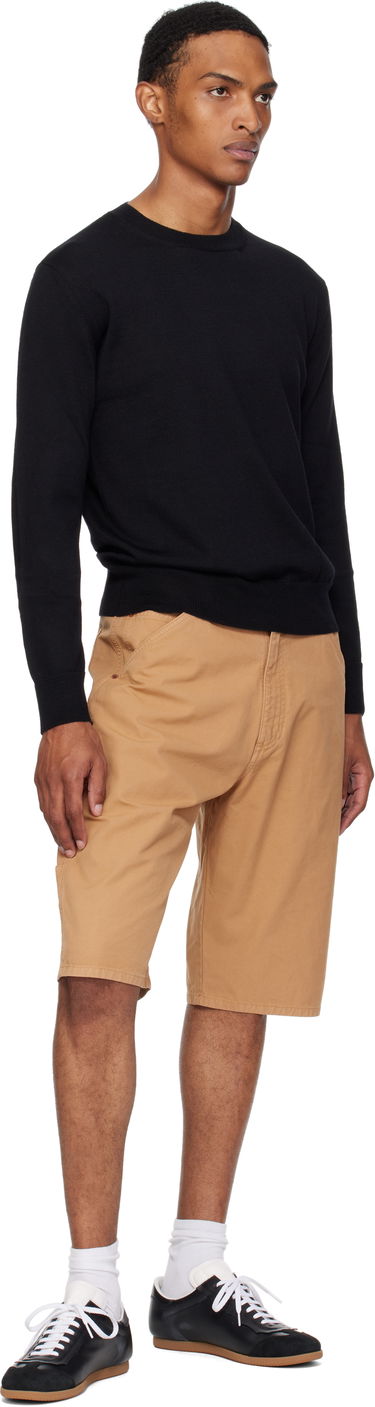 Пуловер Maison Margiela MM6 Maison Margiela Elbow Patch Sweater Черно | SH0HL0032 M13133, 3