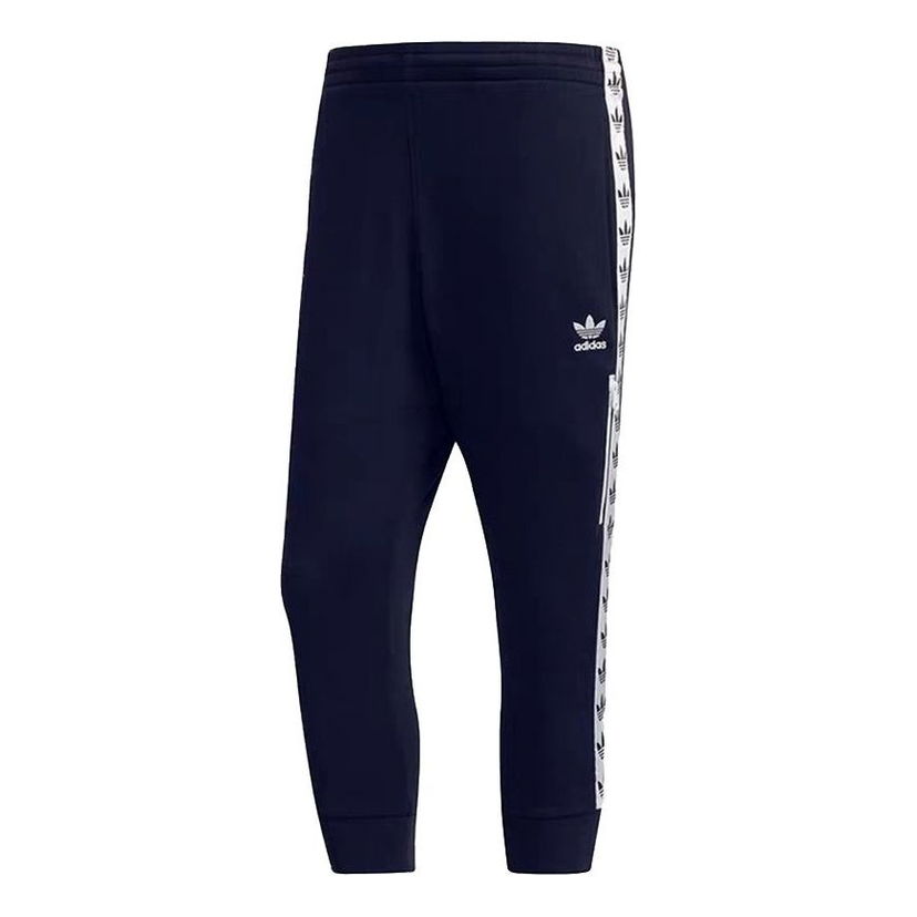 Спортни панталони adidas Originals adidas Originals Classic Logo Cropped Pants Тъмно синьо | DX4229