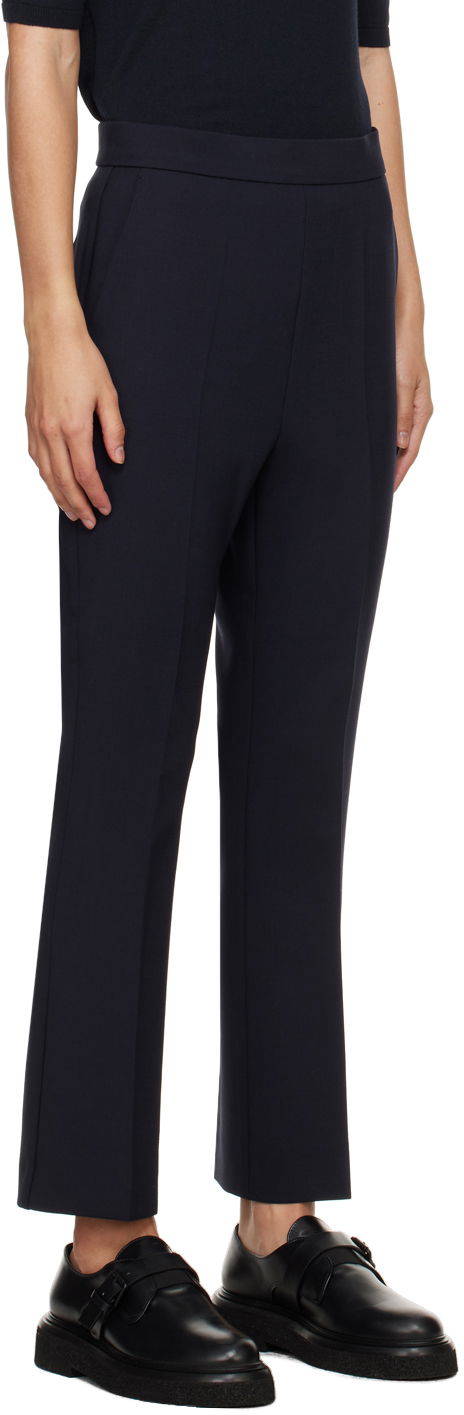 Панталони Max Mara Max Mara Slim-Fit Dress Trousers Синьо | 2411131081600, 1