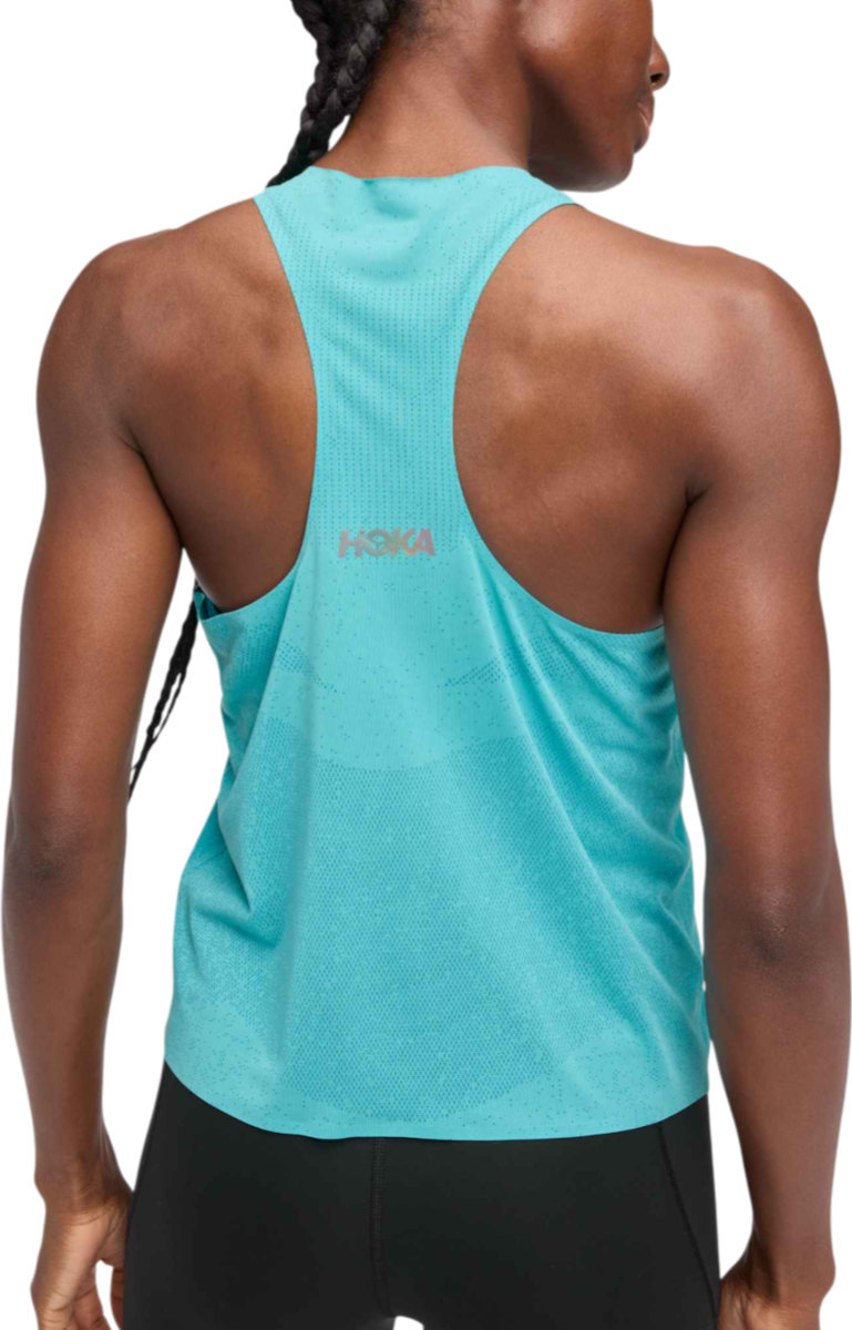 Потник Hoka One One Hoka Race Day Singlet Тюркоазено | 1164153-clu, 1
