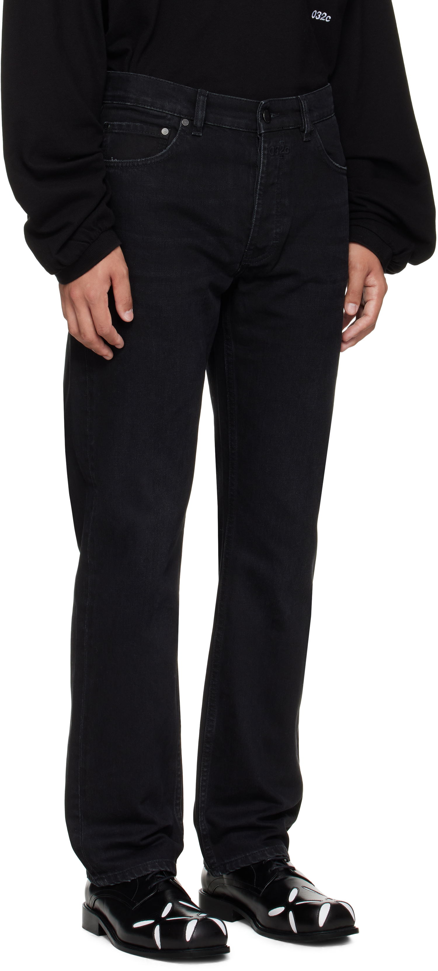 Дънки 032C 032c Down To Earth Straight Leg Jeans Черно | S25-URD-1021-050, 1