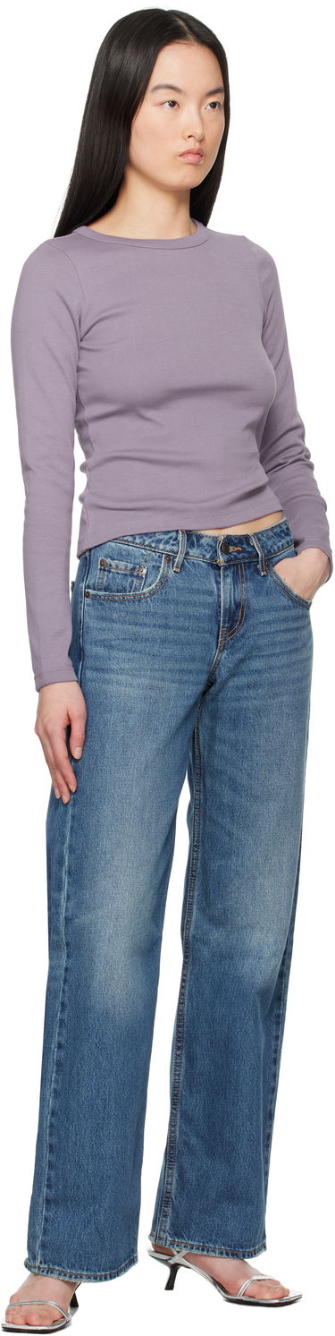 Дънки Levi's Low Loose Jeans Синьо | A5566-0006, 3